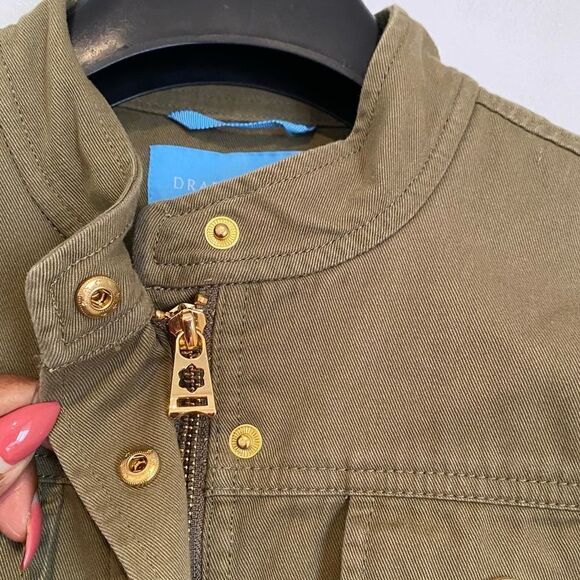 Draper James Field Green Field Jacket Size XS - Picture 6 of 12